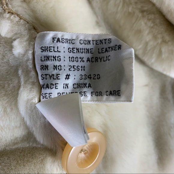 Leather Shearling Jacket - Picture 6 of 11